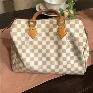 Louis Vuitton speedy 30 damier azur